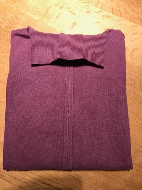 zeer mooie cardigan-vest-La Gaviotta-paars-maat L, Ophalen of Verzenden, Maat 42/44 (L), Paars