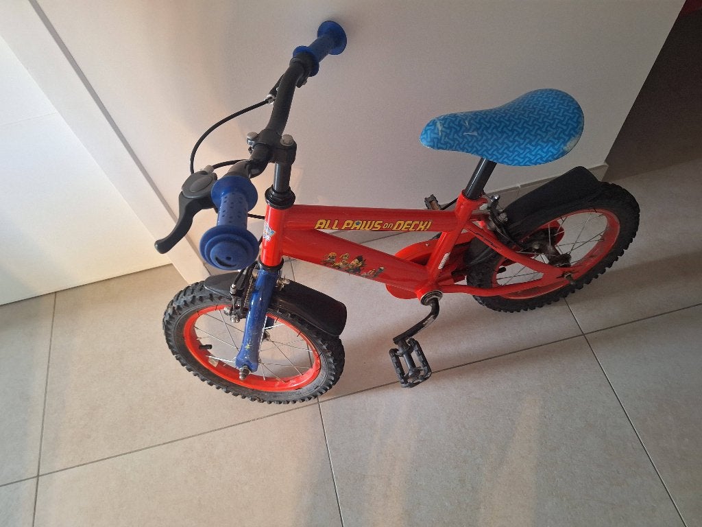 Kinderfiets 3 - 5 jaar, Fietsen en Brommers, Fietsen | Kinderfietsjes, Ophalen, Gebruikt, Velgrem, Minder dan 16 inch