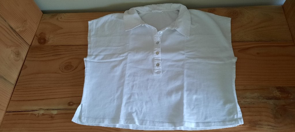 Mooi t-shirt MNG maat L, Kleding | Dames, Wit, MNG, Maat 42/44 (L), Ophalen of Verzenden