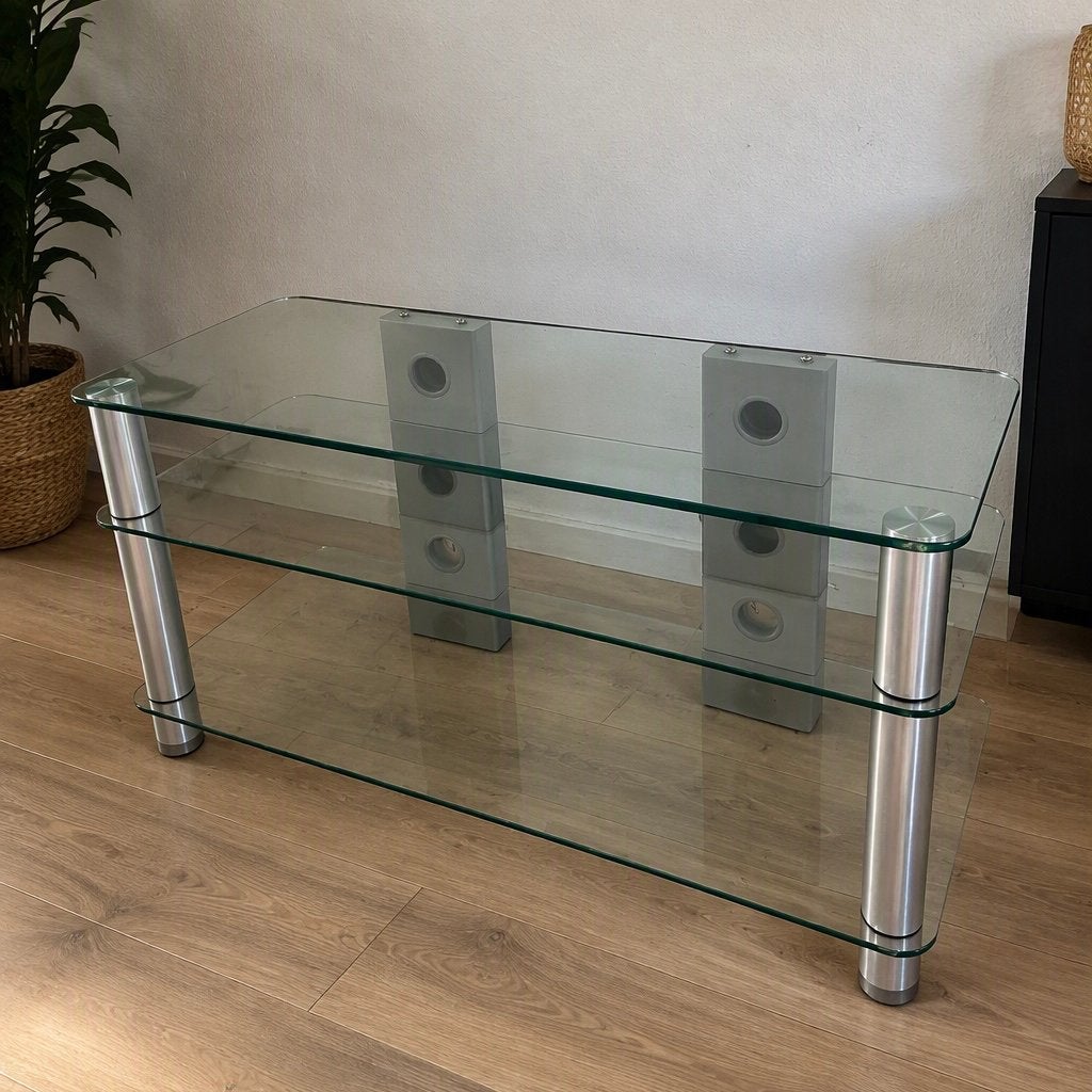 Table TV en verre, Enlèvement, Comme neuf