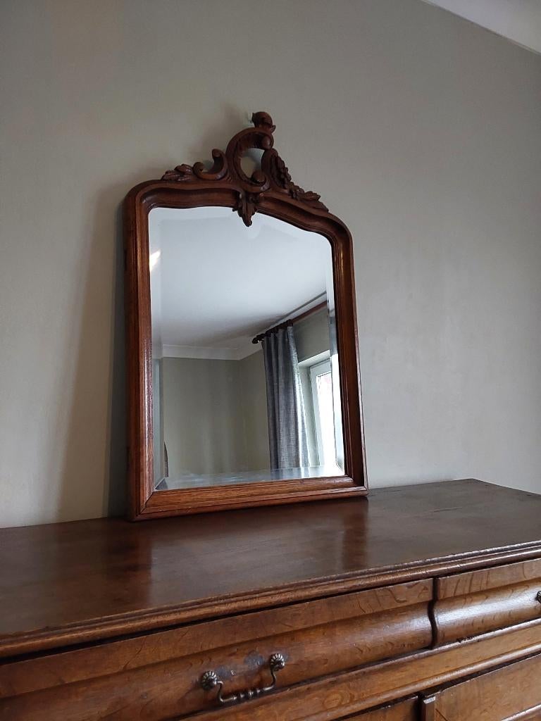 Ancien miroir biseauté en parfait état, Antiquités & Art, Enlèvement
