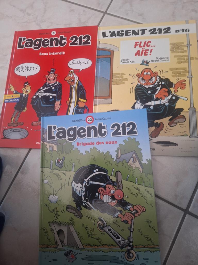 Lot 3 bd L'Agent 21Tome  3,16,22 pour 12€, Livres, Plusieurs BD, Enlèvement, Comme neuf