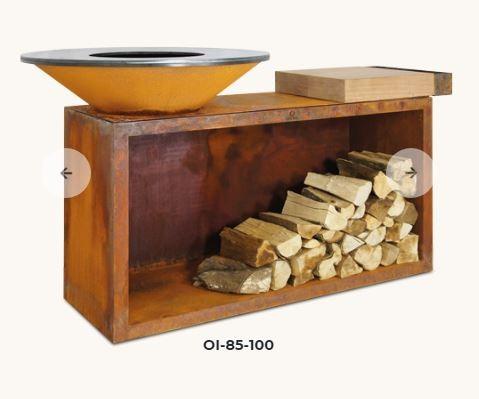 barbecue island set OFYR 85 + teaken werkblad op zij, Tuin en Terras, Houtskoolbarbecues, Ophalen of Verzenden, Nieuw, Ofyr