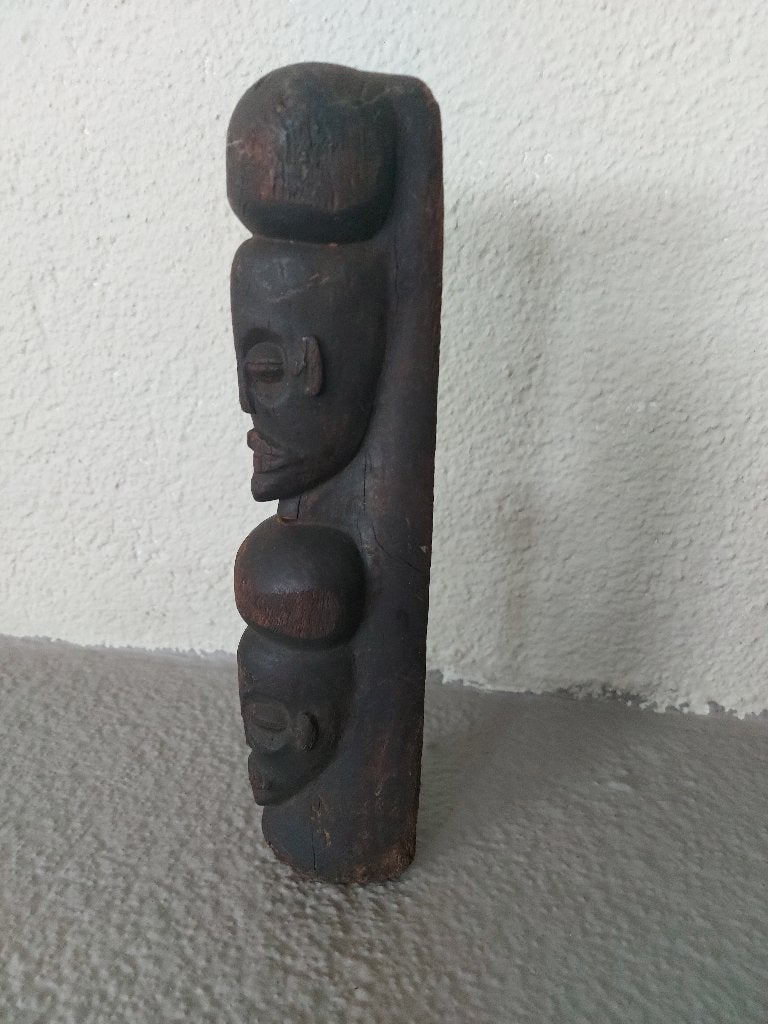 Statue à 2 visages de Luba de Hemba/Congo, Antiquités & Art, Enlèvement ou Envoi, Sculpture