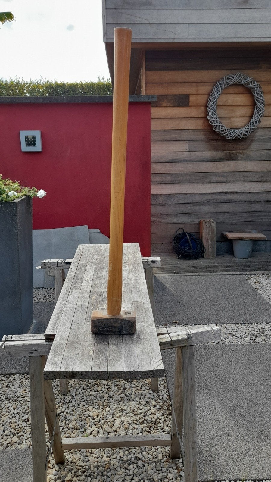 Moker hamer 4 kg, Ophalen