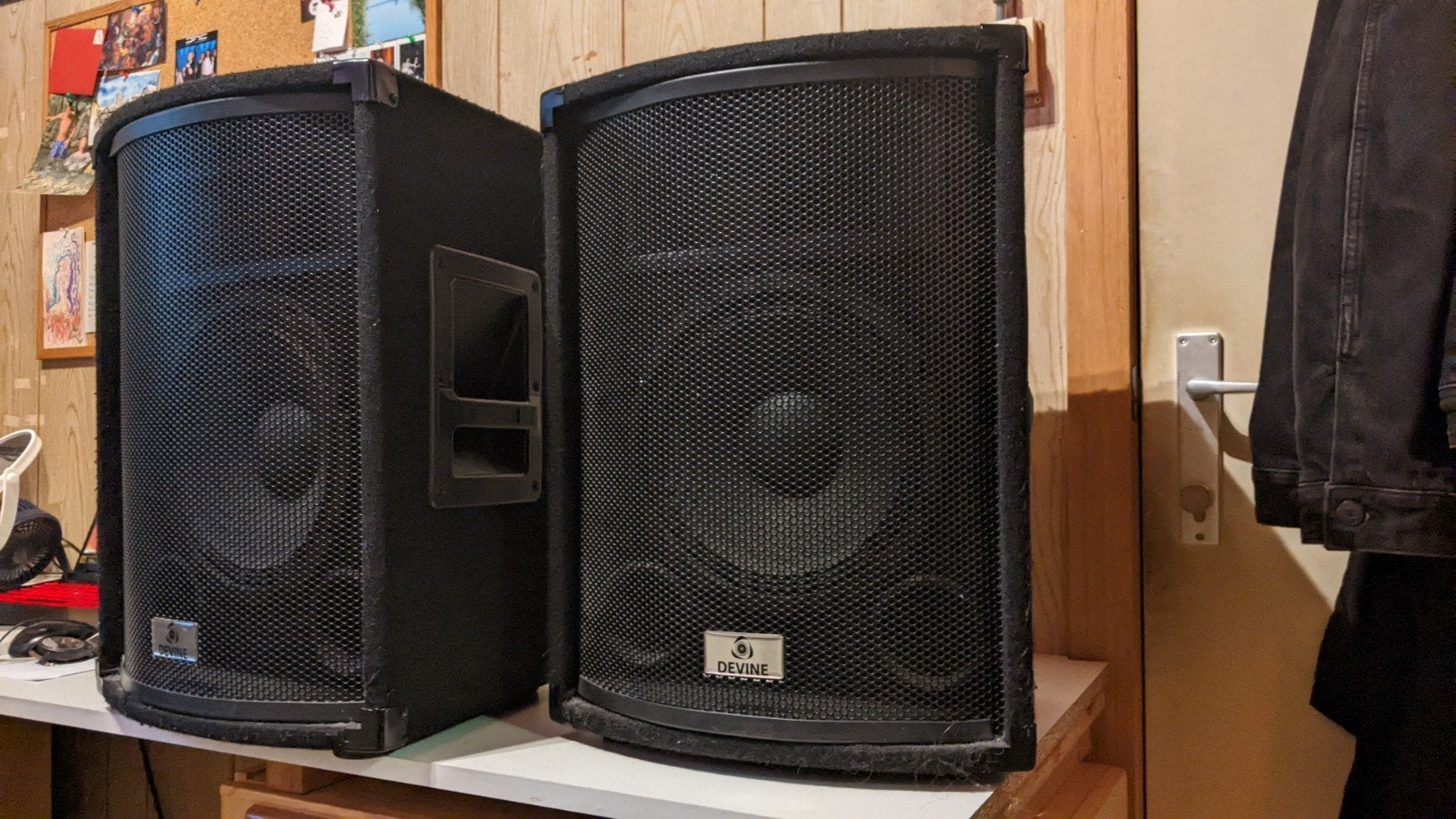 Grote luidsprekers/boxen, Inclusief kabels, Ophalen, Zo goed als nieuw, Speakerset