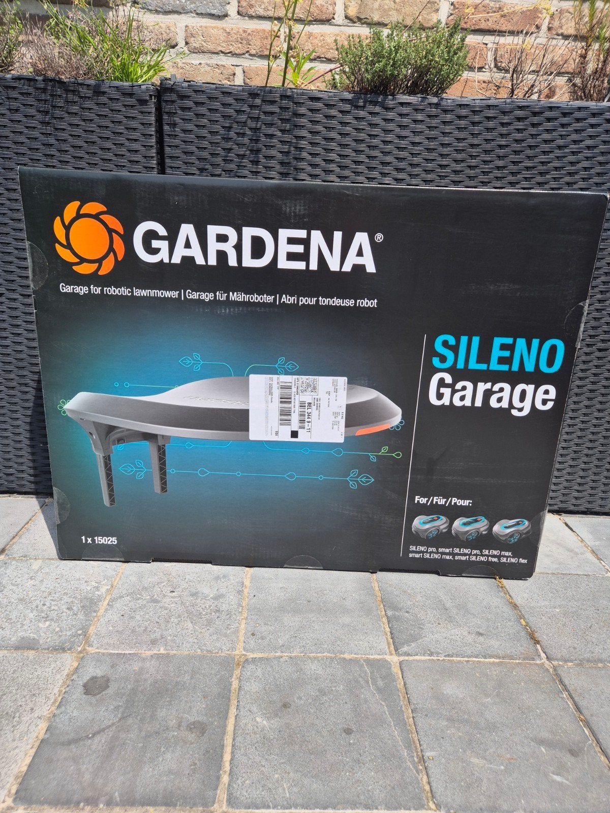 Nieuwe garage Gardena robotmaaier, Enlèvement, Neuf, Gardena