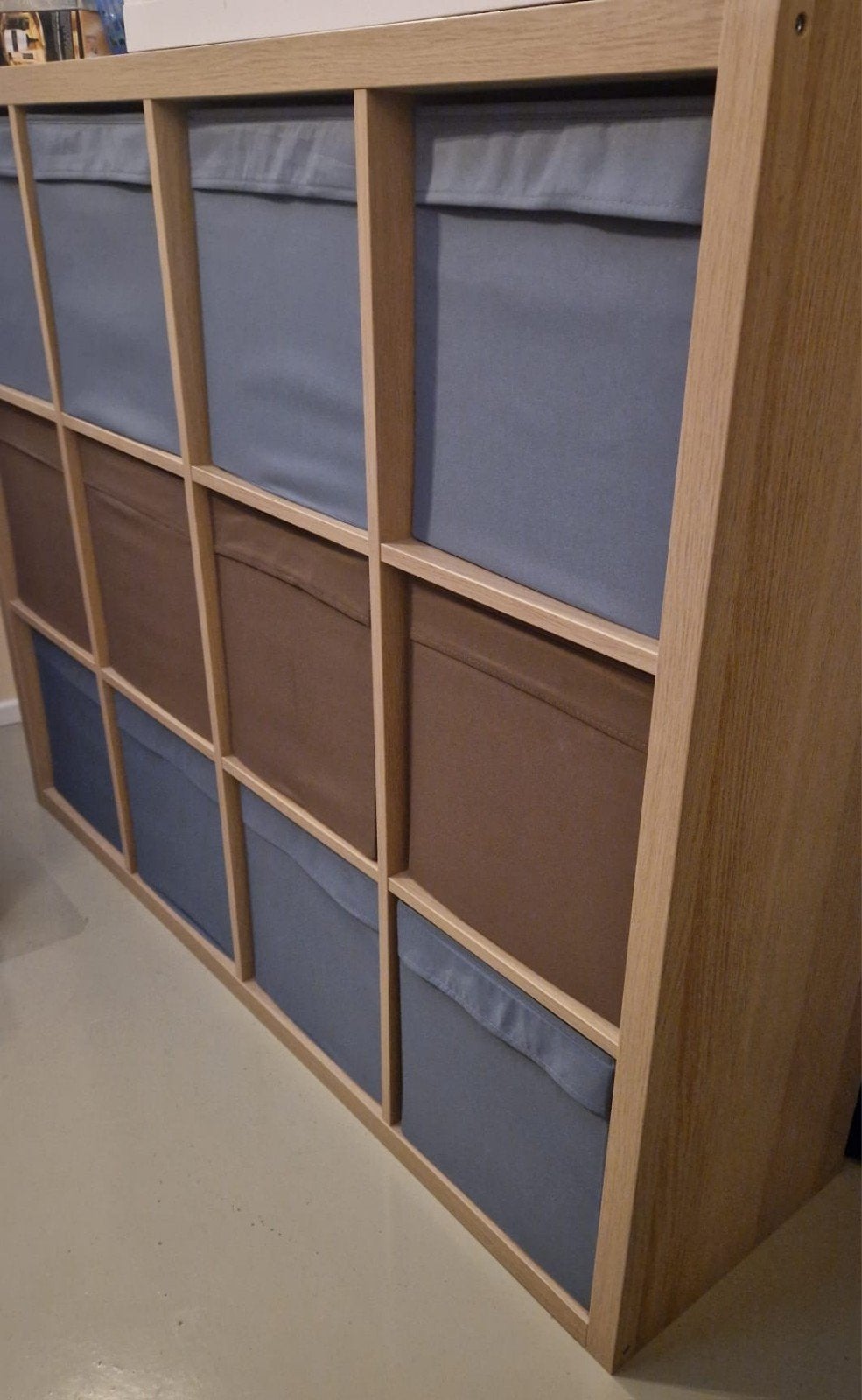 Étagère IKEA "KALLAX" avec boîtes de rangement, Maison & Meubles, Enlèvement