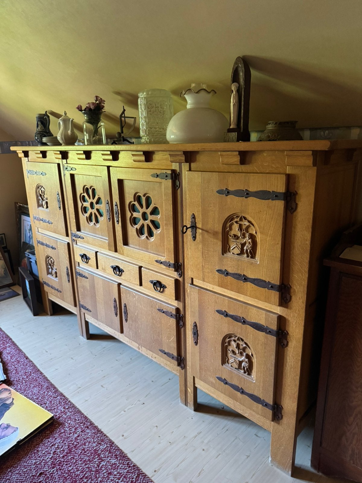 3 prachtige landelijke/rustieke meubels in massief hout, Maison & Meubles, Enlèvement, Comme neuf