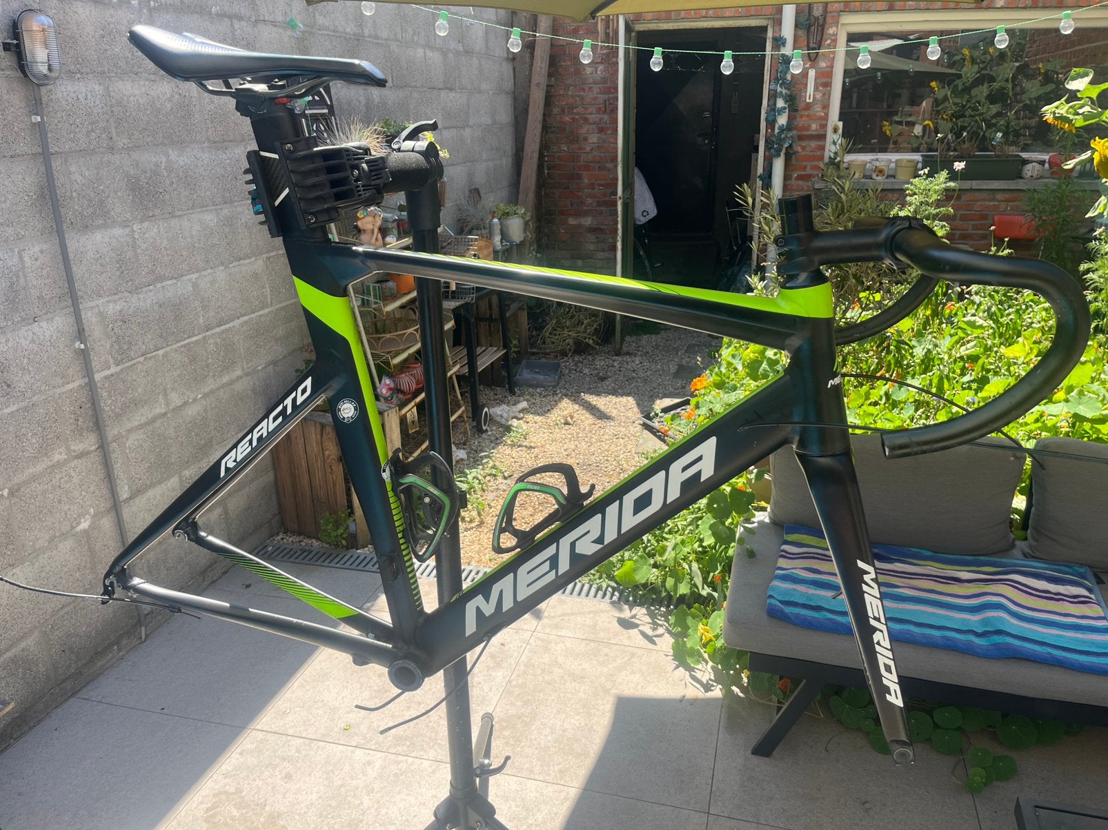 Cadre de vélo de course Merida Reacto 5000 Aero, Vélos & Vélomoteurs, Enlèvement ou Envoi, Cadre, Utilisé, Aluminium