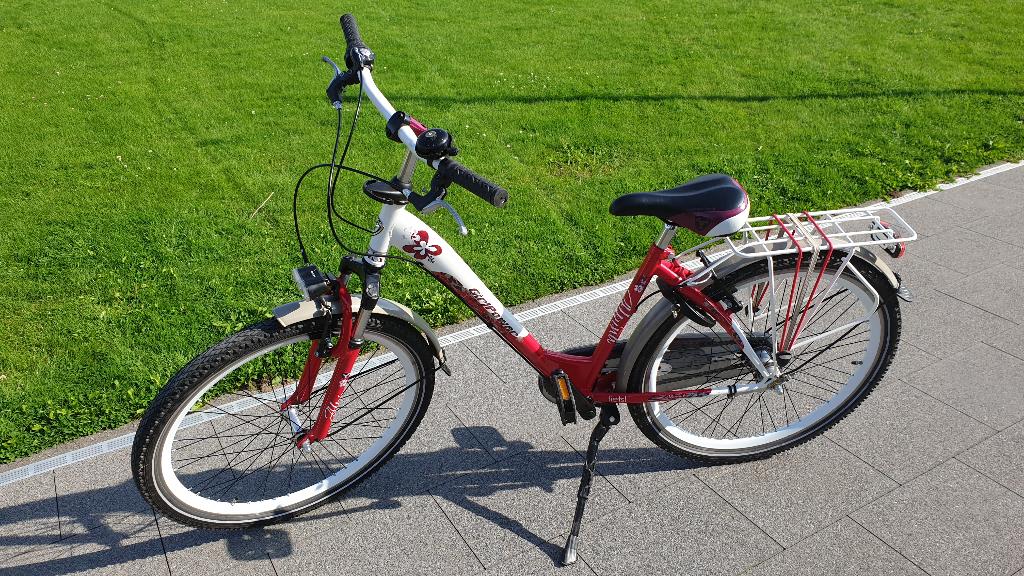 Meisjesfiets Alpina Girlpower 26 inch, Fietsen en Brommers, Fietsen | Meisjes, Zo goed als nieuw, 26 inch of meer, Handrem, Versnellingen