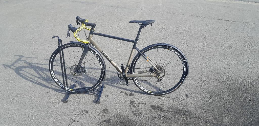 Gravel Triban RC520, Vélos & Vélomoteurs, Vélos | Vélos de course, Autres marques, Aluminium, Enlèvement, Utilisé