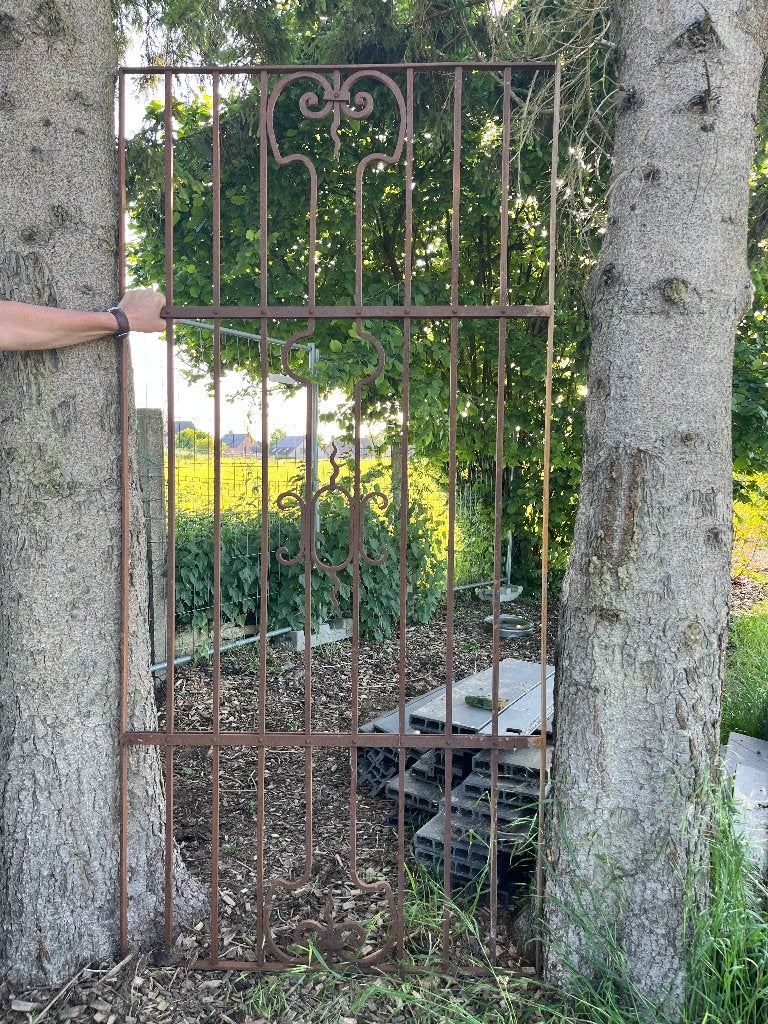 gietijzeren deur - decoratie stuk voor tuin, Tuin en Terras, Ophalen, Gebruikt