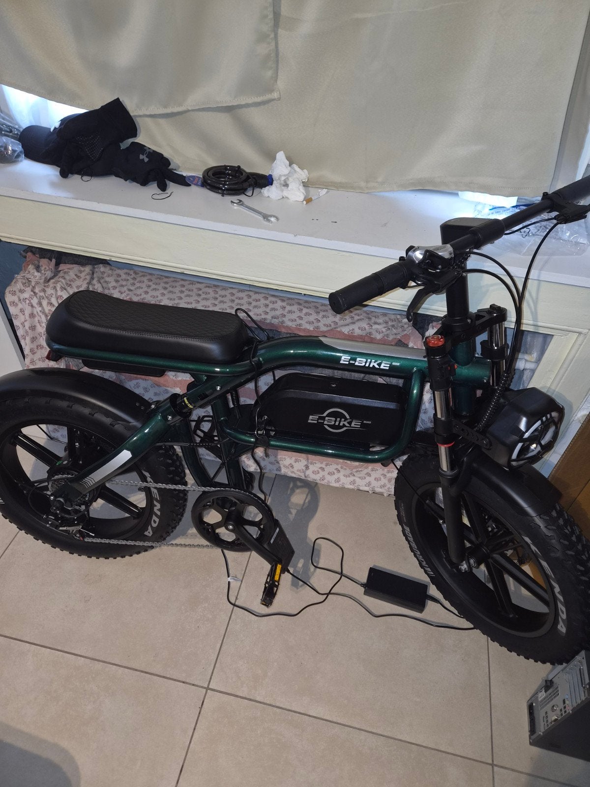 vendre – Fatbike électrique C8 Tabvelo 1500W – Vert, Enlèvement ou Envoi