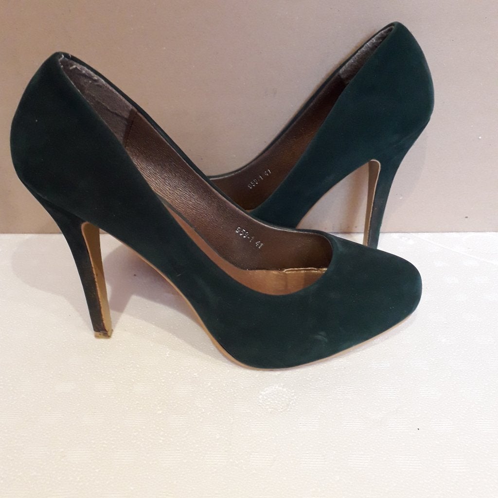 schoenen 41, Vert, Porté, Chaussures basses, Envoi