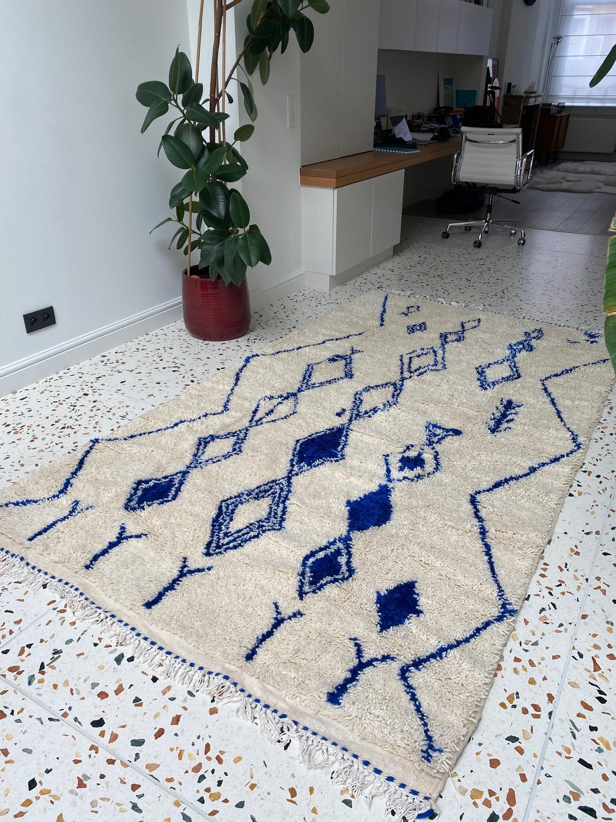 Tapis en laine Beni Ouarain 2,80 x 1,60, Maison & Meubles, Neuf, 200 cm ou plus, 150 à 200 cm, Enlèvement