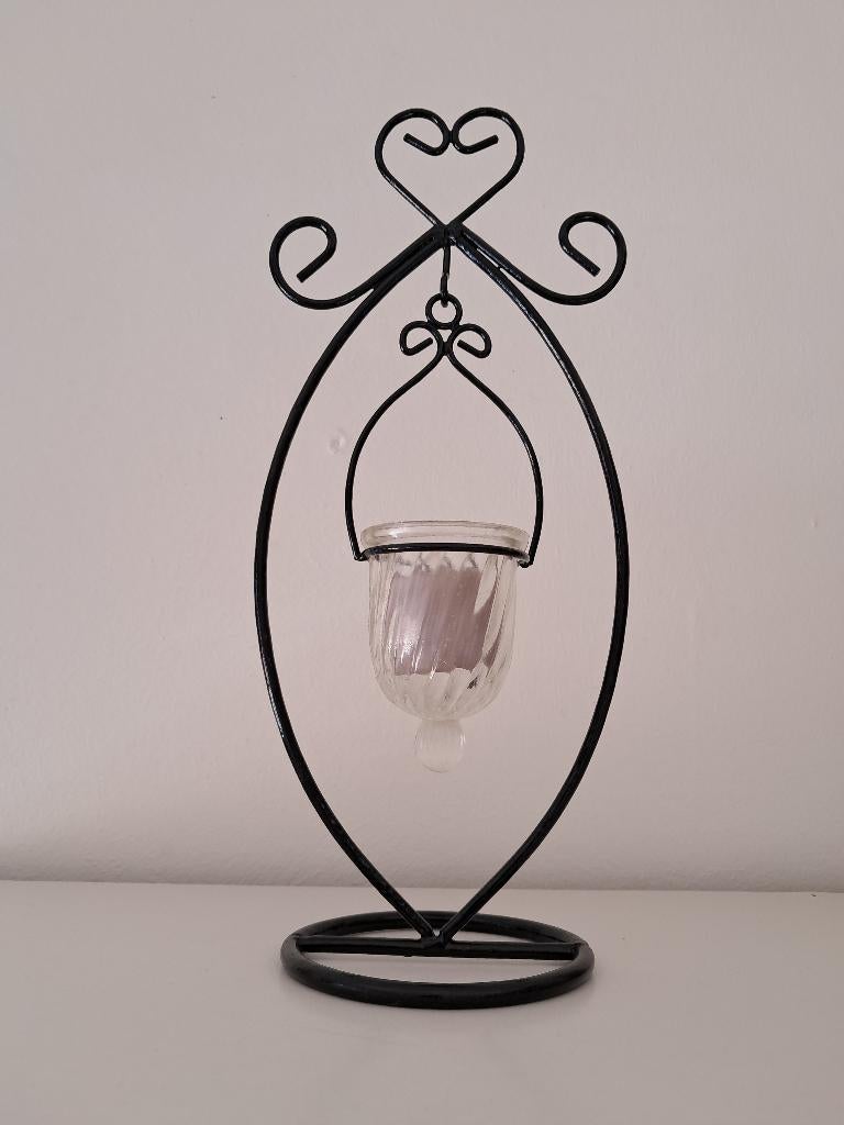 Bougeoir fer forgé, Comme neuf, Enlèvement, Métal, Chandelier