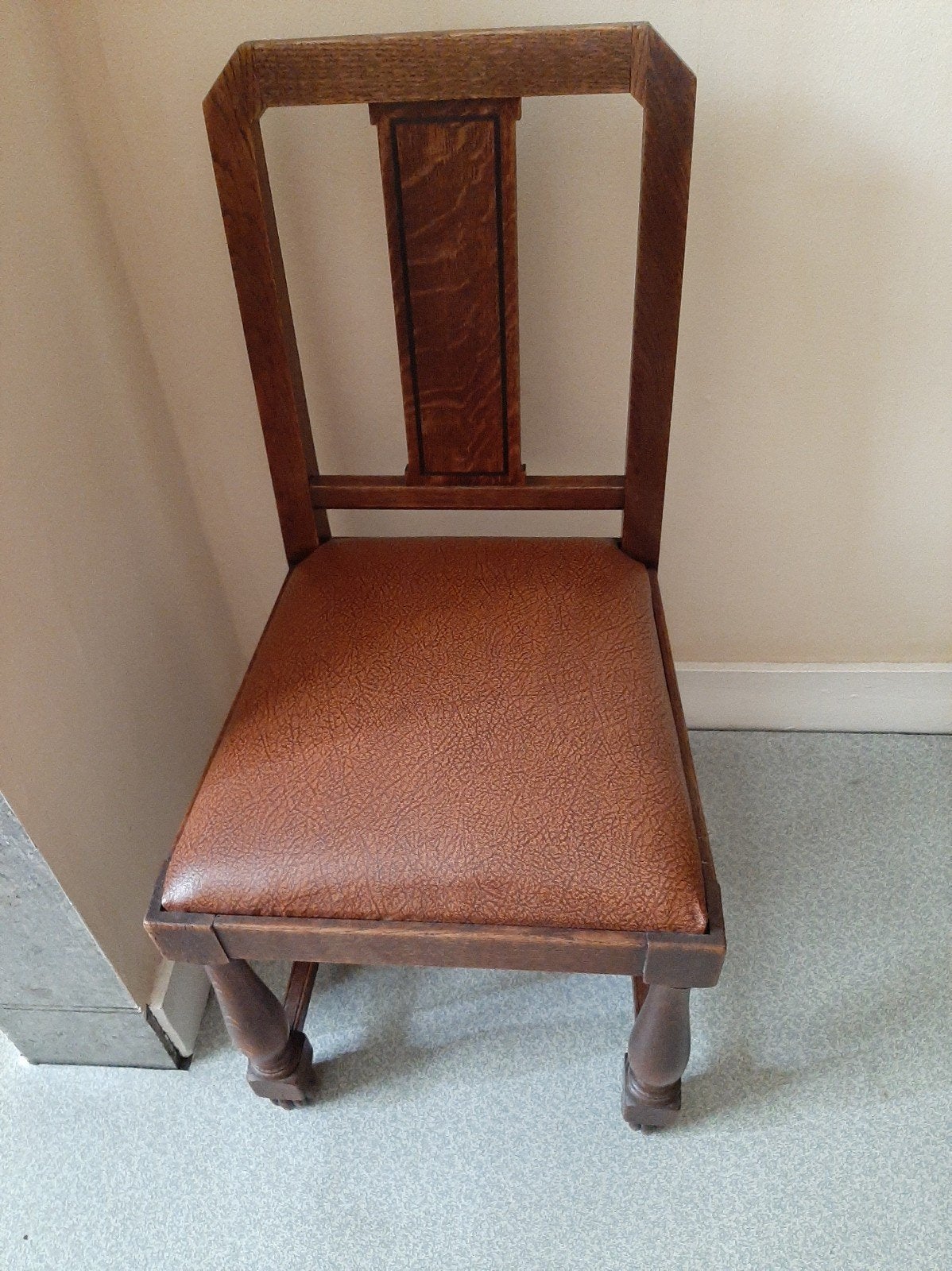 Stoelen, Ophalen, Gebruikt, Twee, Bruin