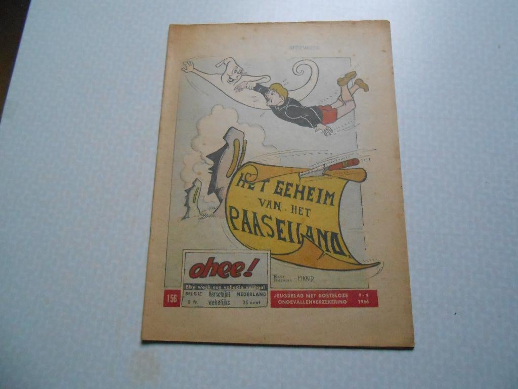 Ohee 156 Het geheim van het Paaseiland 1966., Eén stripboek, Ophalen of Verzenden, Gelezen