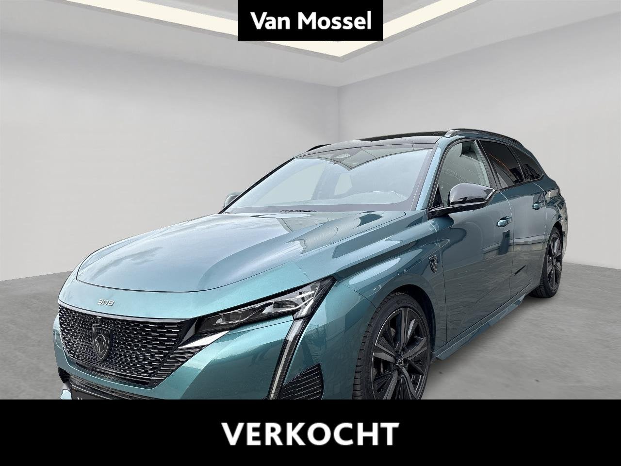 Peugeot 308 1.5 BlueHDi 130 S&S EAT8 GT, Auto's, Stof, Gebruikt, Zwart, 4 cilinders
