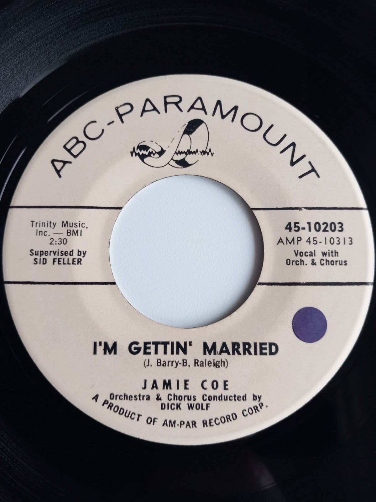 JAMIE COE. I'M GETTING MARRIED. 60S OLDIES USA 45T, Enlèvement ou Envoi