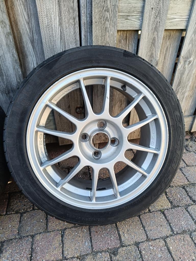 Velgen 4x100 OZ Racing Superleggera 16 inch, Ophalen, Gebruikt, Velg(en), 16 inch