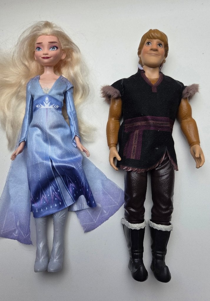 Poupées La Reine des neiges 2 — Elsa, Anna & Kristoff, Enlèvement, Comme neuf
