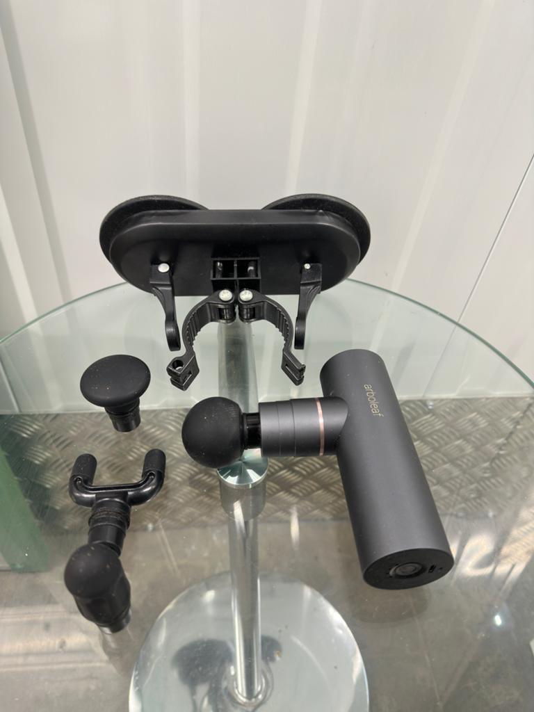 Arboleaf metalen massagepistool + muurbeugel, Ophalen of Verzenden, Zo goed als nieuw, Overige typen