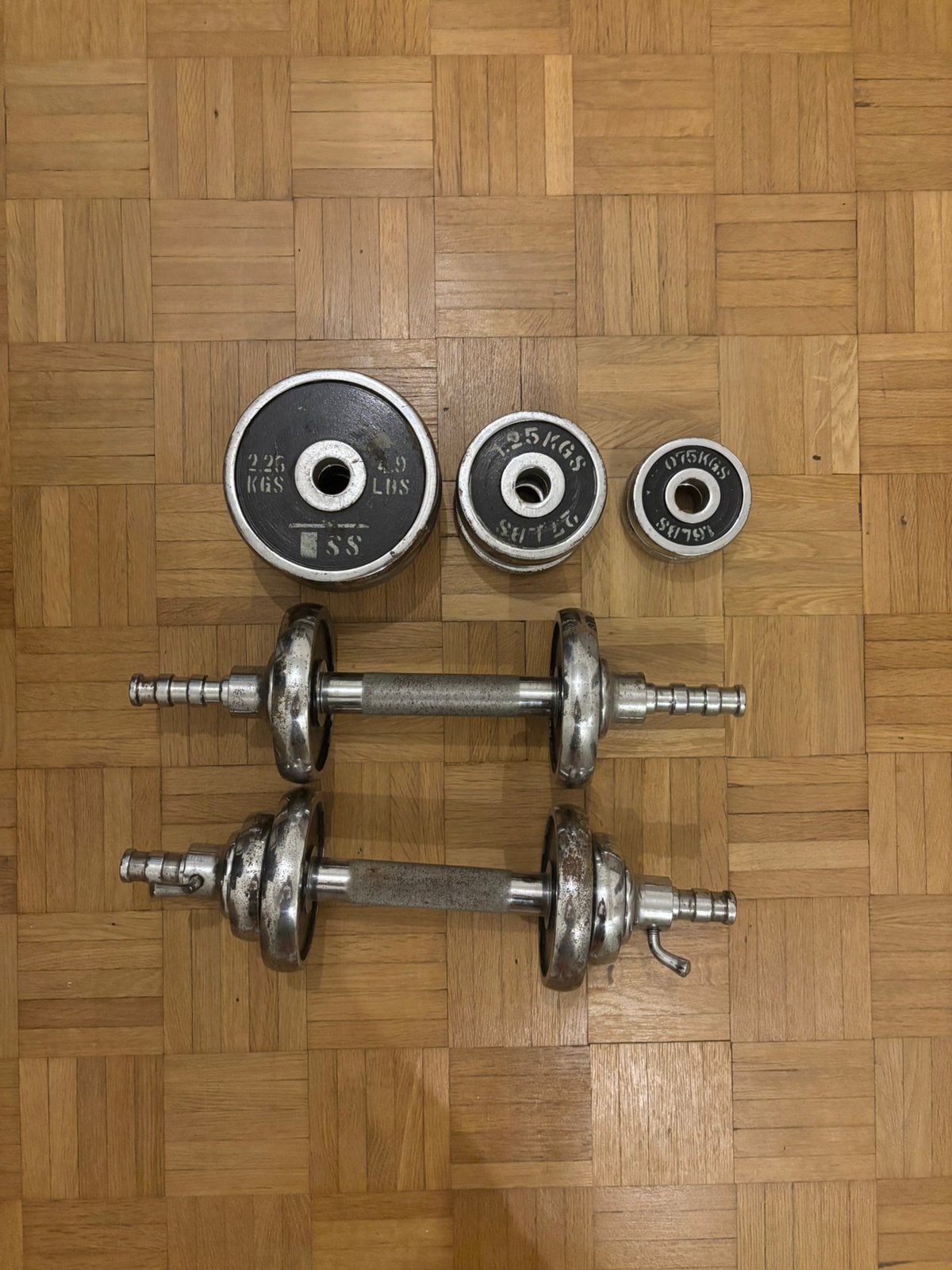Verstelbare Gewichten set-Dumbbell set Halter set, Ophalen, Gebruikt, Benen, Dumbbell