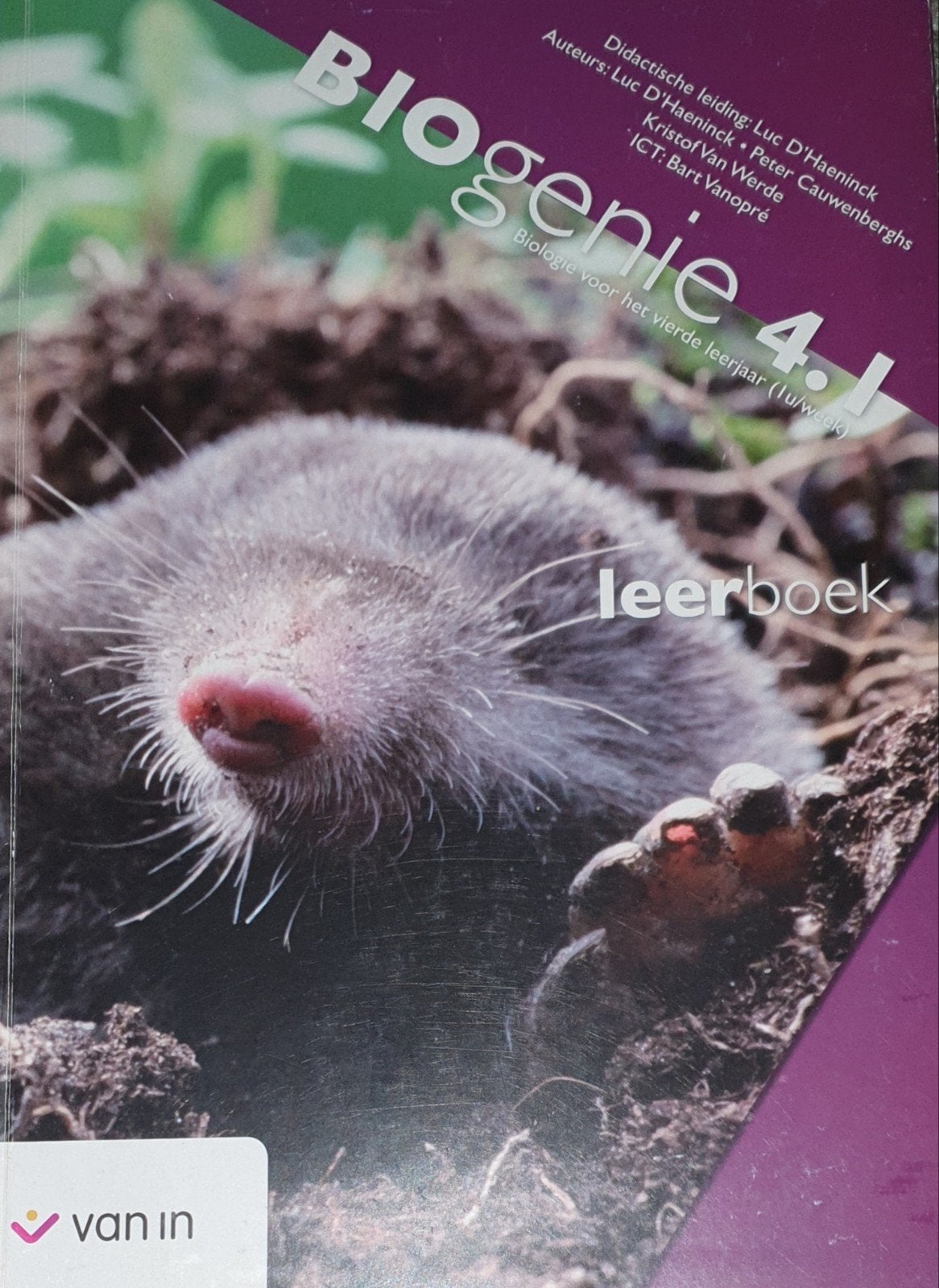 Biogenie 4.1 - leerboek, Ophalen of Verzenden, Nederlands, D' Haeninck
