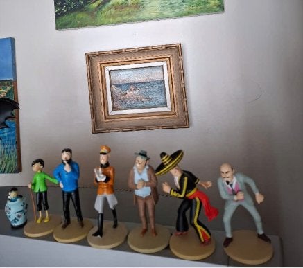 6 figurines Hergé Moulinsart neuves, Enlèvement ou Envoi, Neuf, Autres types