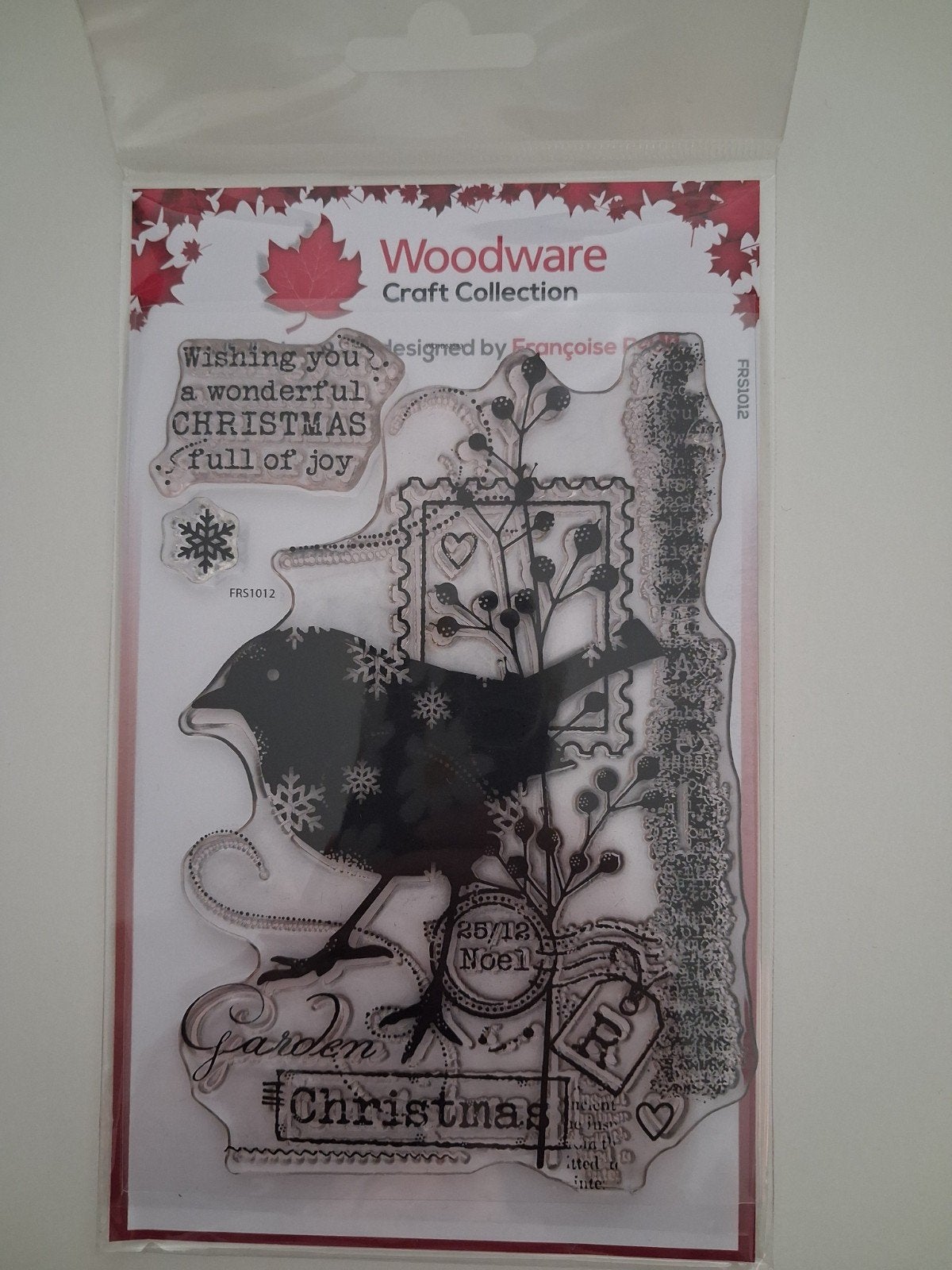 Stempelset - Woodware - Christmas Robin, Hobby en Vrije tijd, Stempelen, Ophalen