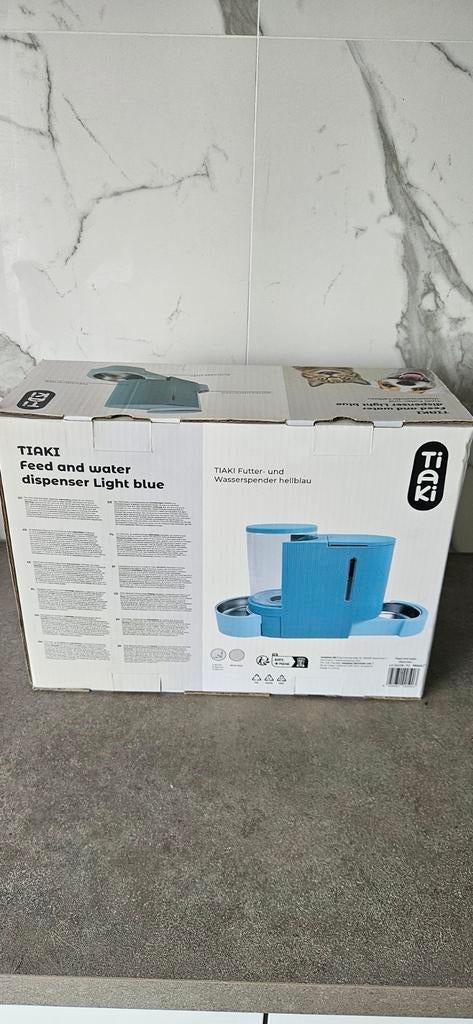Distributeur de nourriture et d'eau TIAKI, Enlèvement