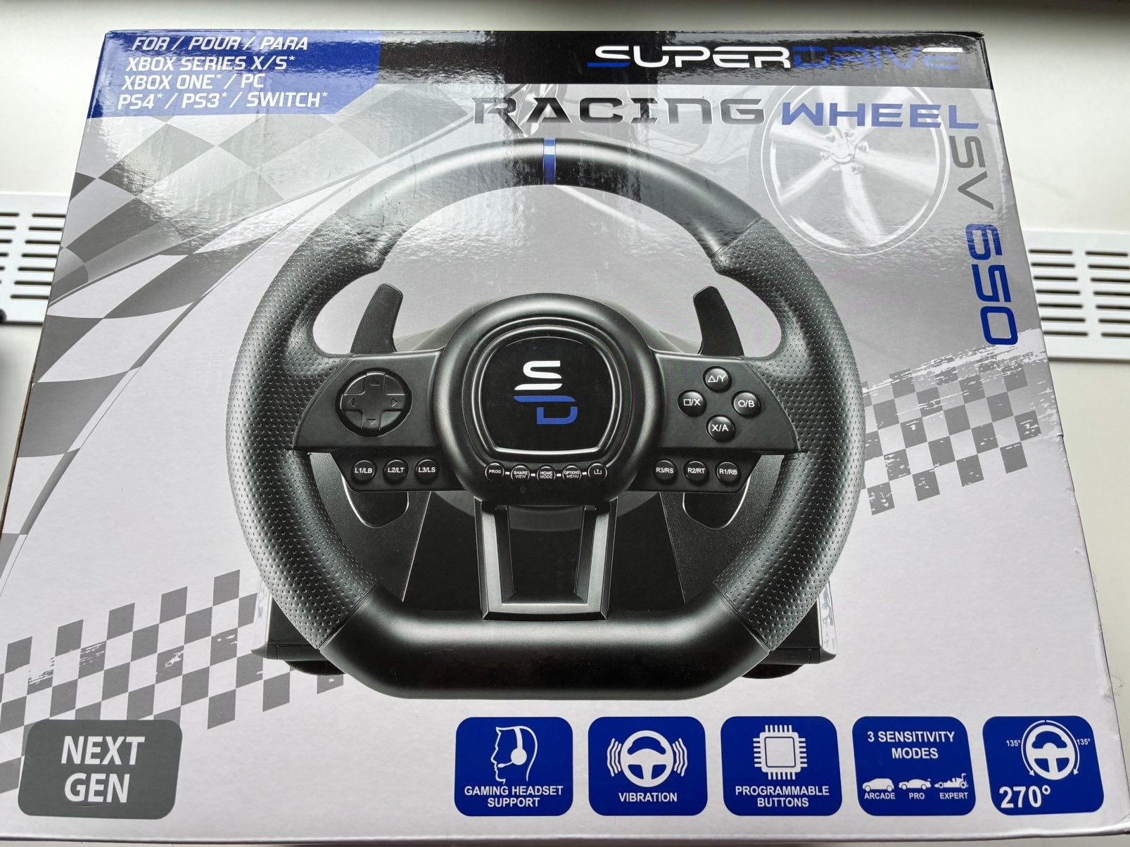 Racing wheel and pedals SV650, Ophalen of Verzenden, Zo goed als nieuw