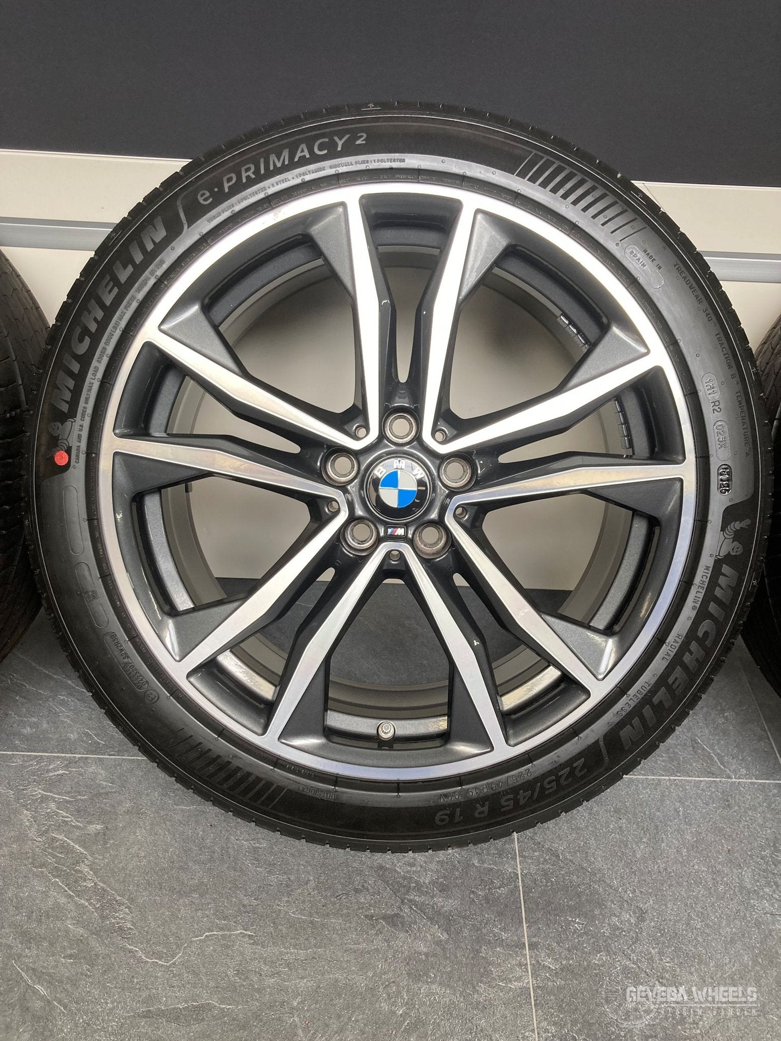 19” originele BMW X1 F48 / X2 F39 velgen + banden 715M 5x112, Pneus et Jantes, Véhicule de tourisme, Pneus été, -