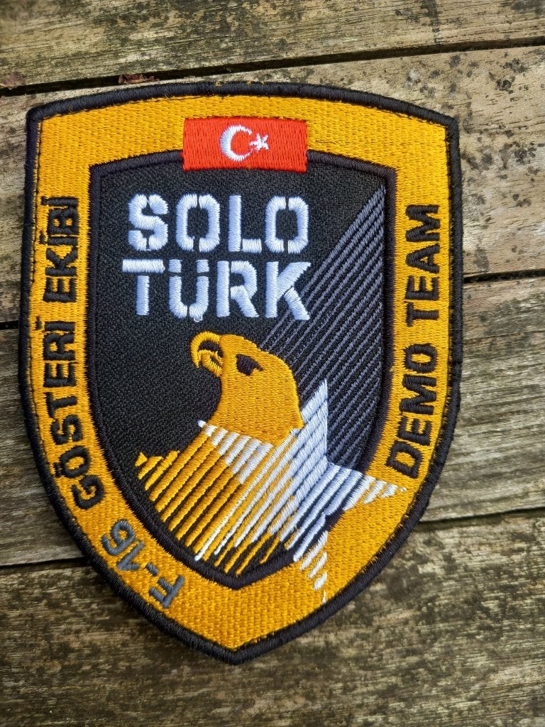 f-16 solo turk demo team, Verzamelen, Verzenden, Luchtmacht, Embleem of Badge