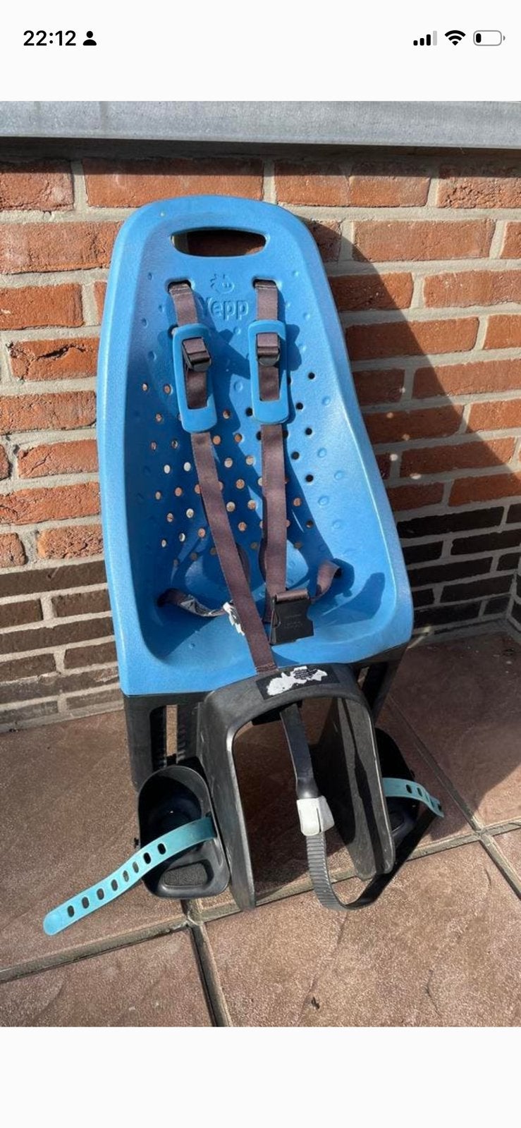 Fietsstoeltje achter Thule Yepp, Ophalen, Zo goed als nieuw