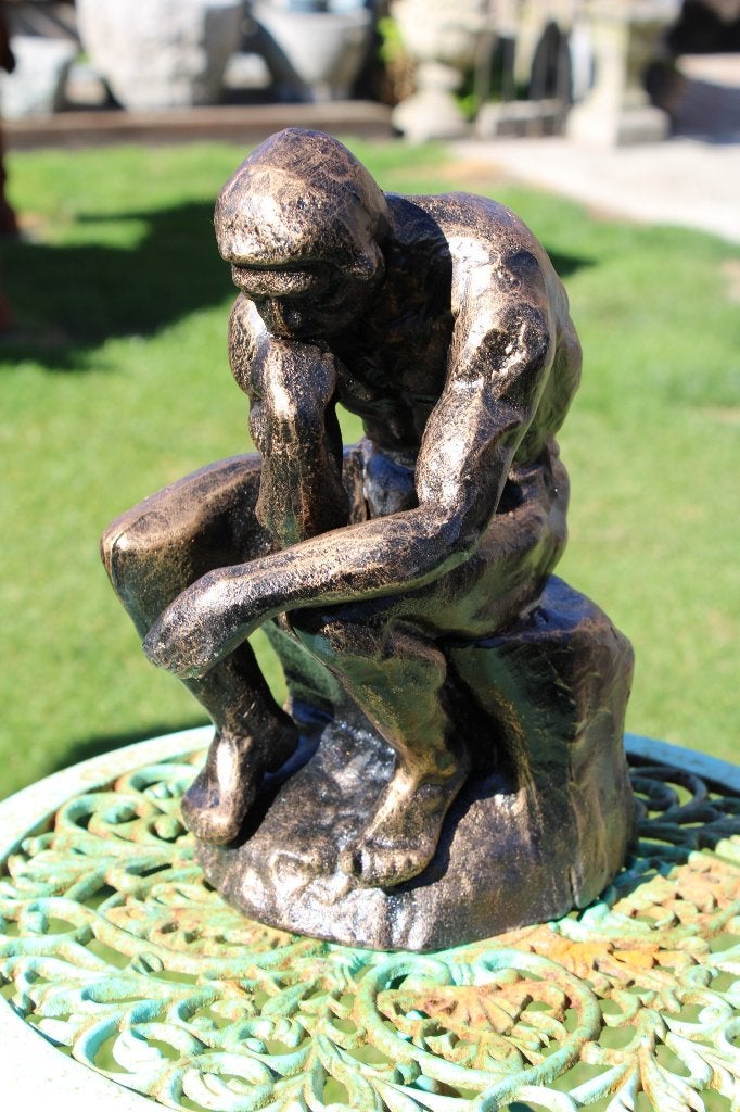 Standbeeld van de denker van RODIN in brons gietijzer, Tuin en Terras, Ophalen of Verzenden, Nieuw