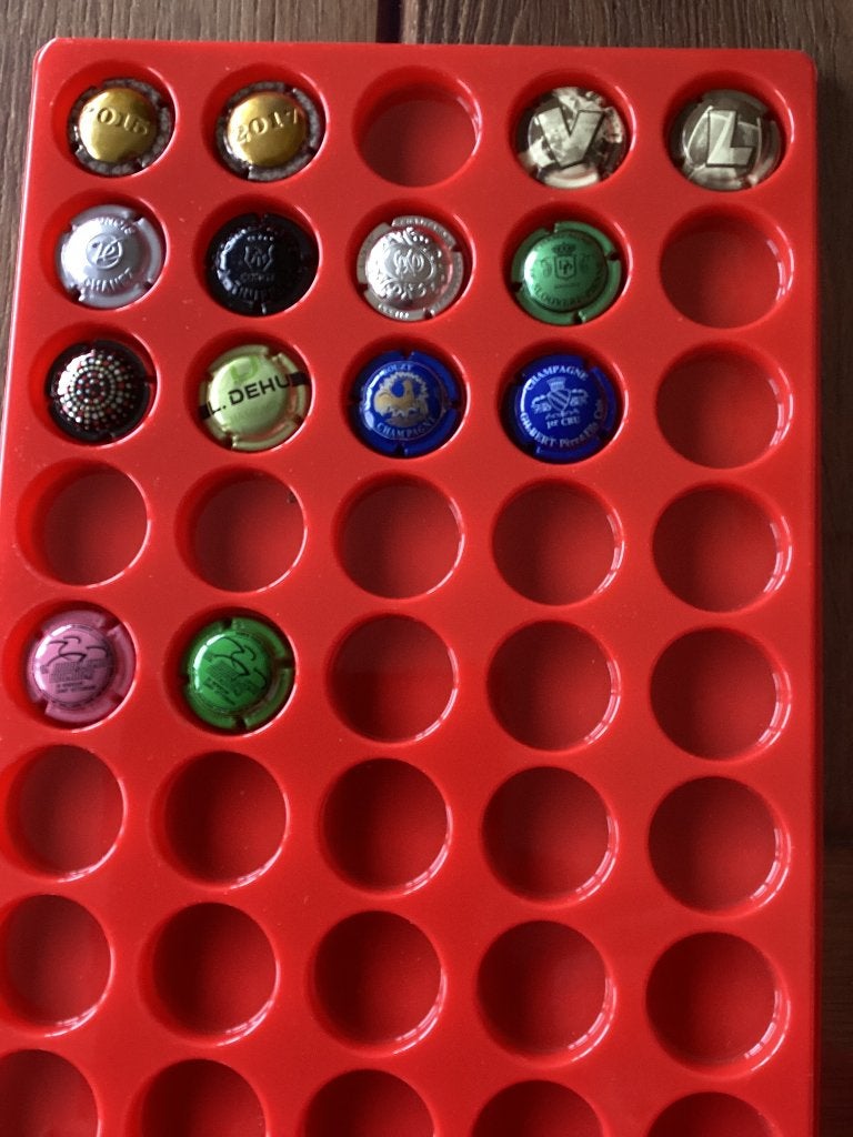 130 champagnecapsules, Verzamelen, Ophalen