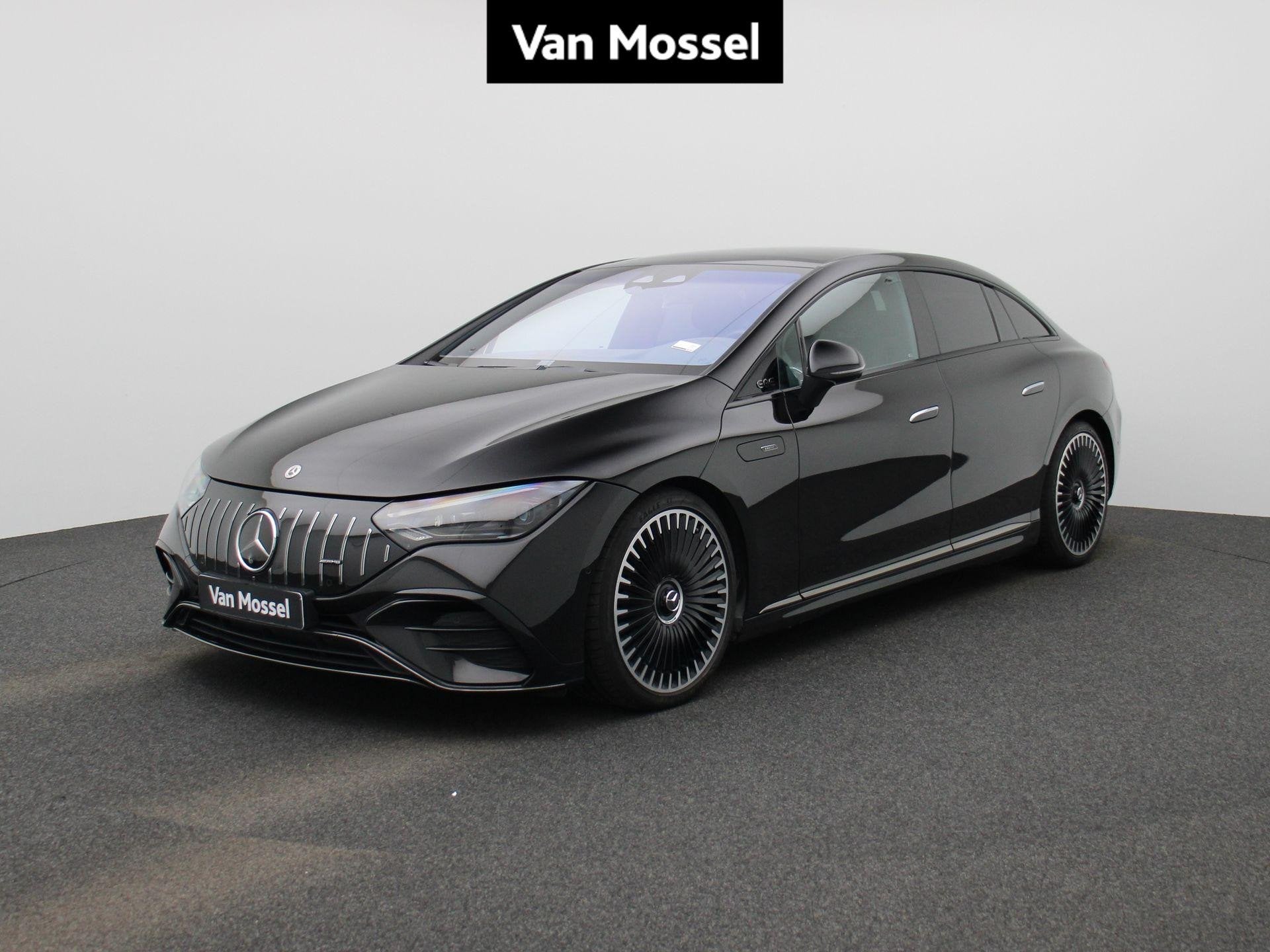 Mercedes-Benz EQE 43 AMG + HYPERSCREEN + NAPPA + PANO + BURM, Automaat, 4 deurs, Stof, Gebruikt