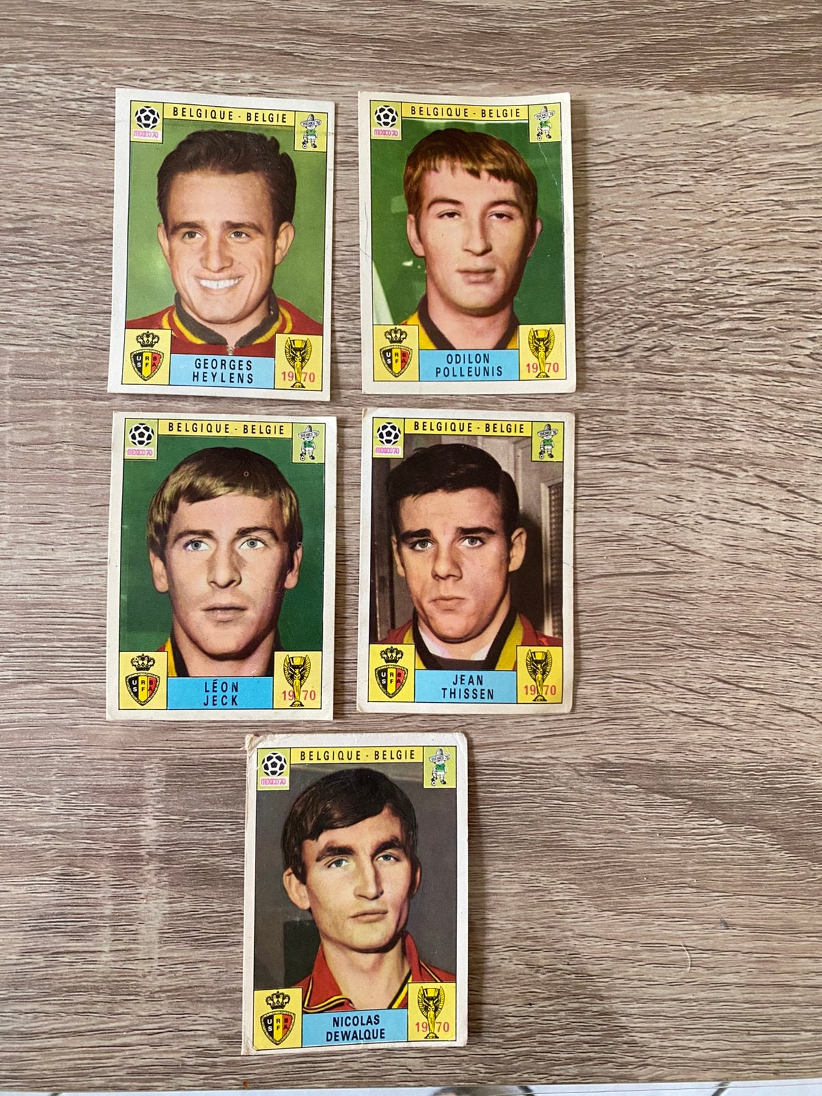 Lot de 5 images panini Mexico 70 originales, Collections, Enlèvement ou Envoi, Comme neuf