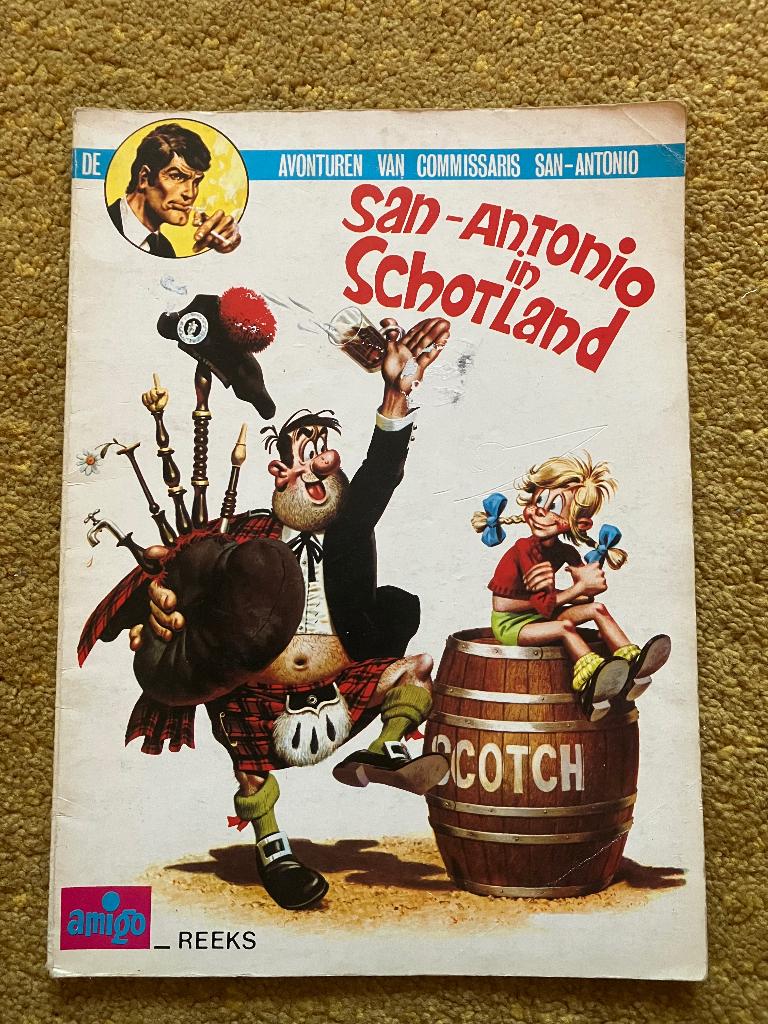 Amigo reeks - 7 - San-Antonio in Schotland, Une BD, Enlèvement ou Envoi, Utilisé