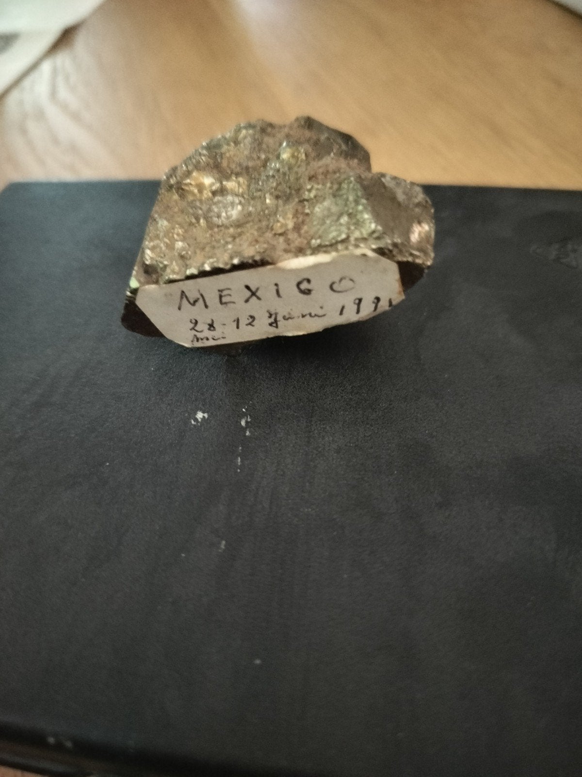 Souvenir Mexico 1991 goud/kopermijn - 155 gram, Verzenden