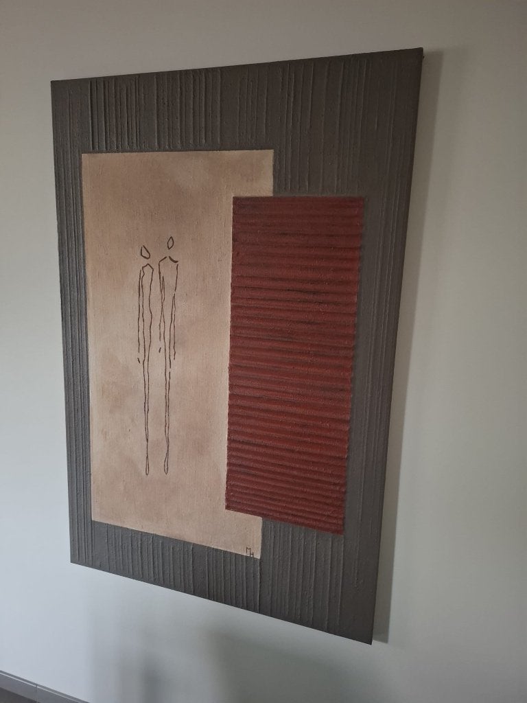 Schilderij, Antiquités & Art, Art | Peinture | Moderne, Enlèvement, Effet 3D, Abstrait