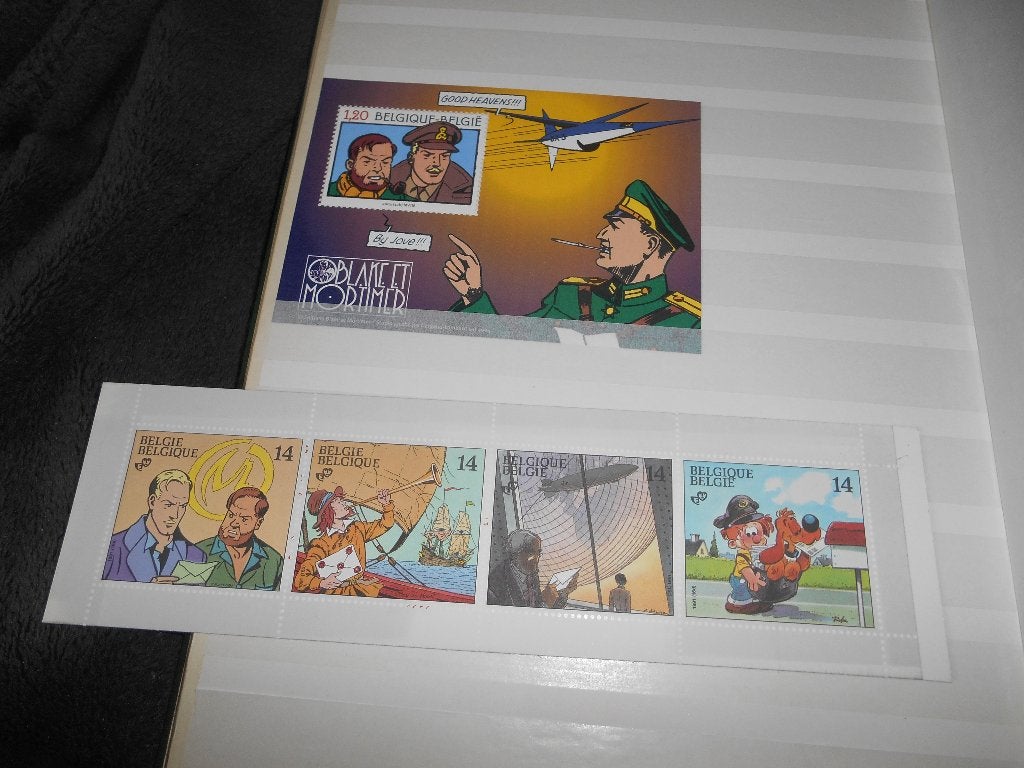 Feuillet + carnet Timbre Belge BD, Timbres & Monnaies, Timbres | Europe | Belgique, Enlèvement ou Envoi