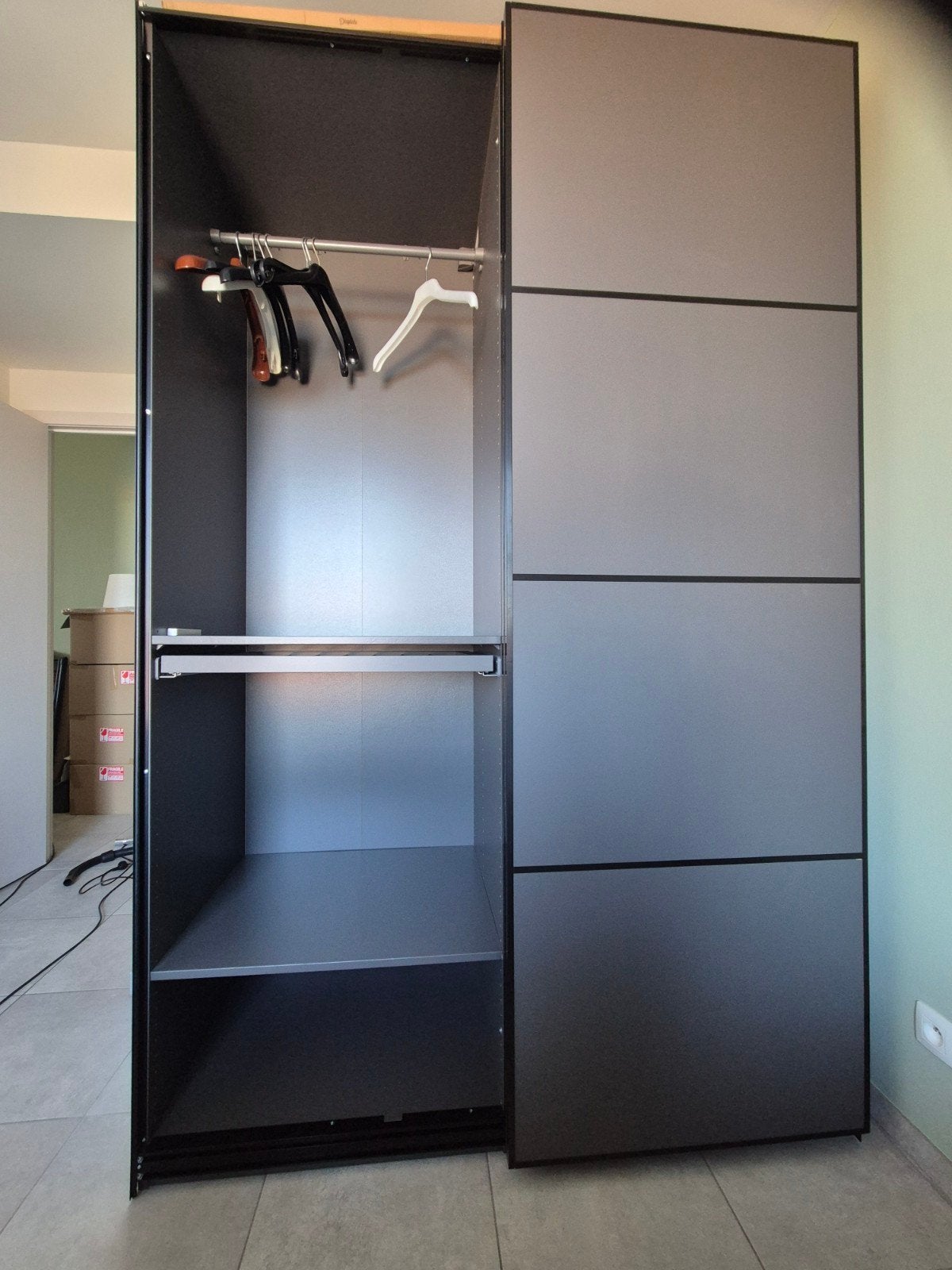 IKEA PAX / MEHAMN kledingkast 15066236 — €450, Ophalen, Overige materialen, Gebruikt, 100 tot 150 cm