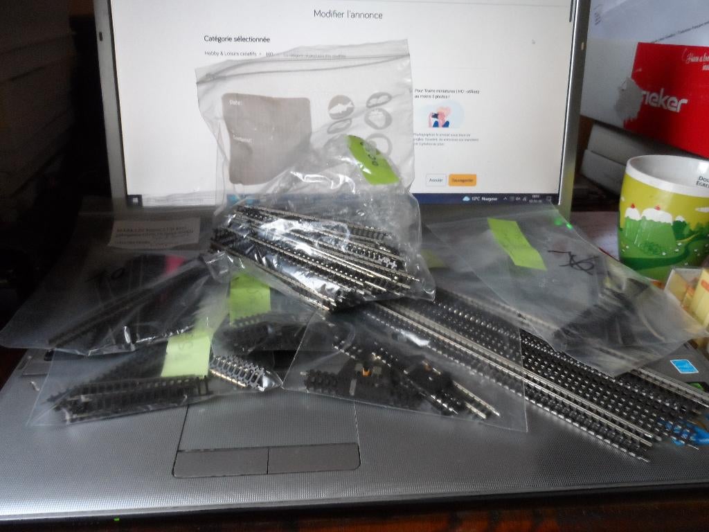 MARKLIN Z Mini club - 100 x rails diverses mesures.., Analogique, Enlèvement ou Envoi, Rails, Comme neuf