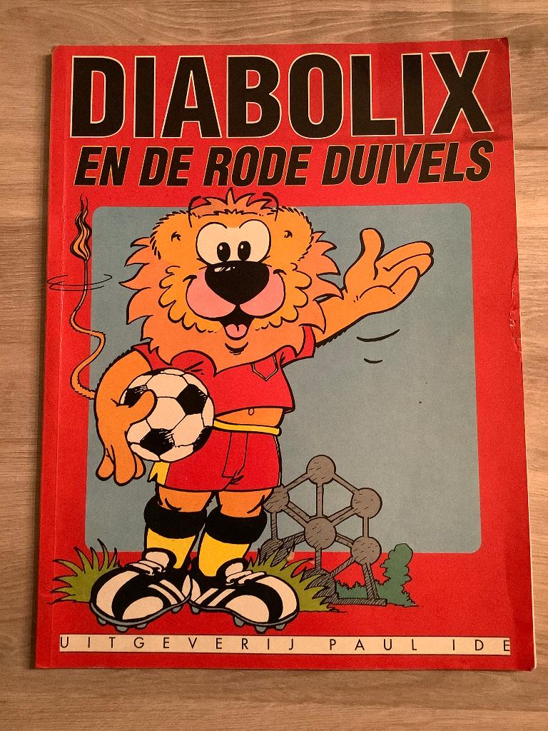 Diabolix en de Rode Duivels ( WK Italië 1990 ), Enlèvement ou Envoi, Utilisé, Sport de ballon