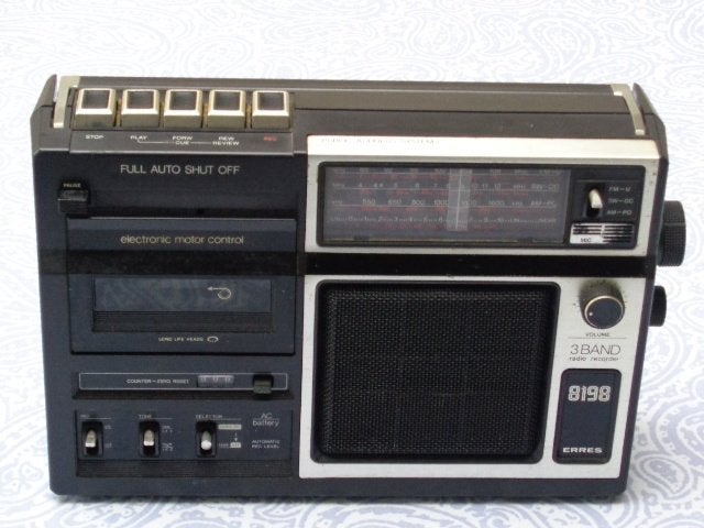 Radio vintage ERRES (Philips) Type SX 8198/14R (3 bandes), Enlèvement ou Envoi, Utilisé, Radio