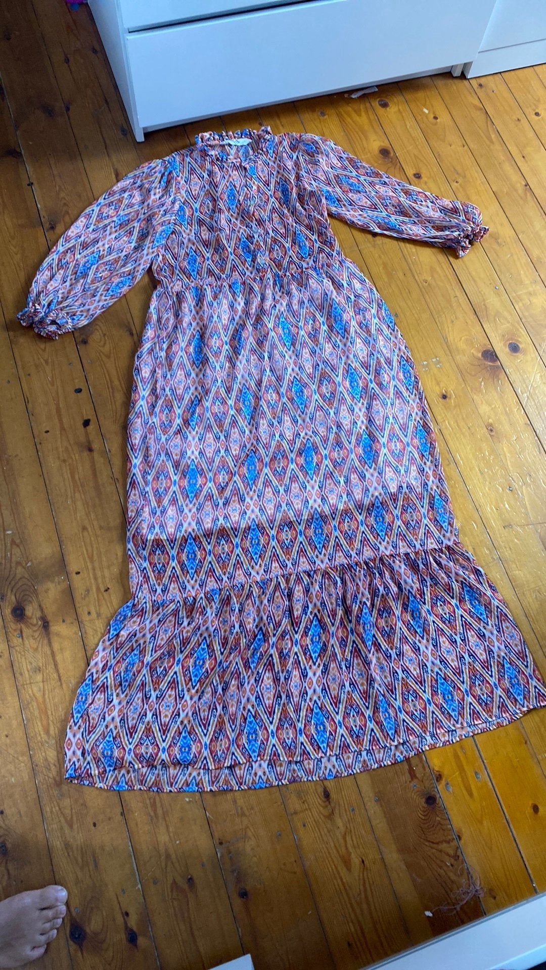 Kleurrijke jurk, Kleding | Dames, Jurken, Ophalen of Verzenden, Zo goed als nieuw